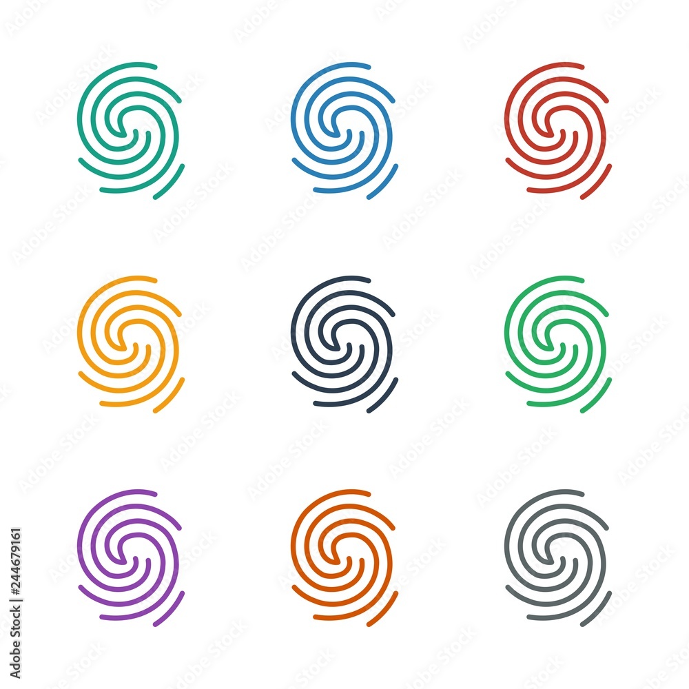 finger print icon white background finger print icon white background