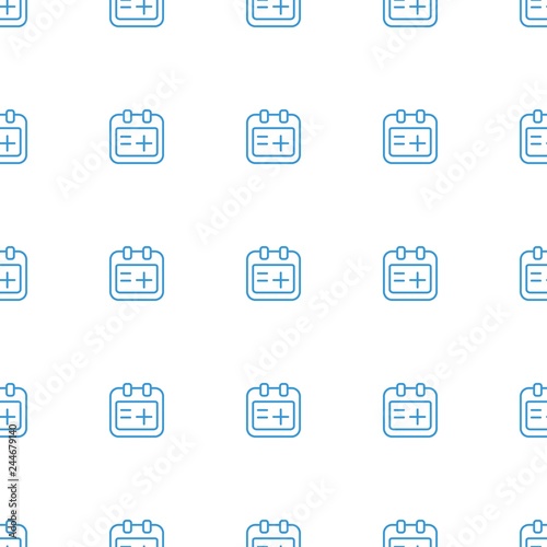 medical appointment icon pattern seamless white background