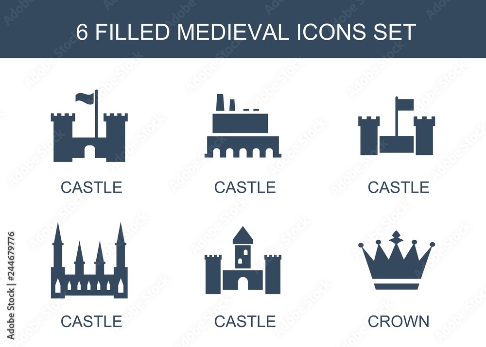 6 medieval icons