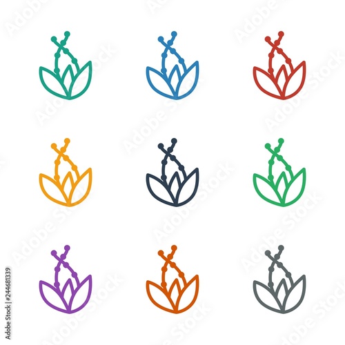 plant icon white background