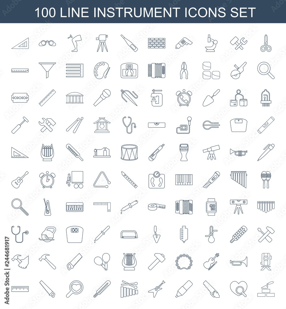 instrument icons instrument icons