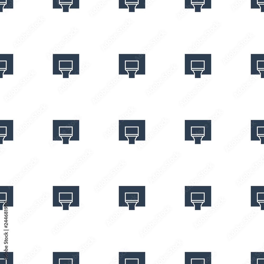 basketball basket icon pattern seamless white background