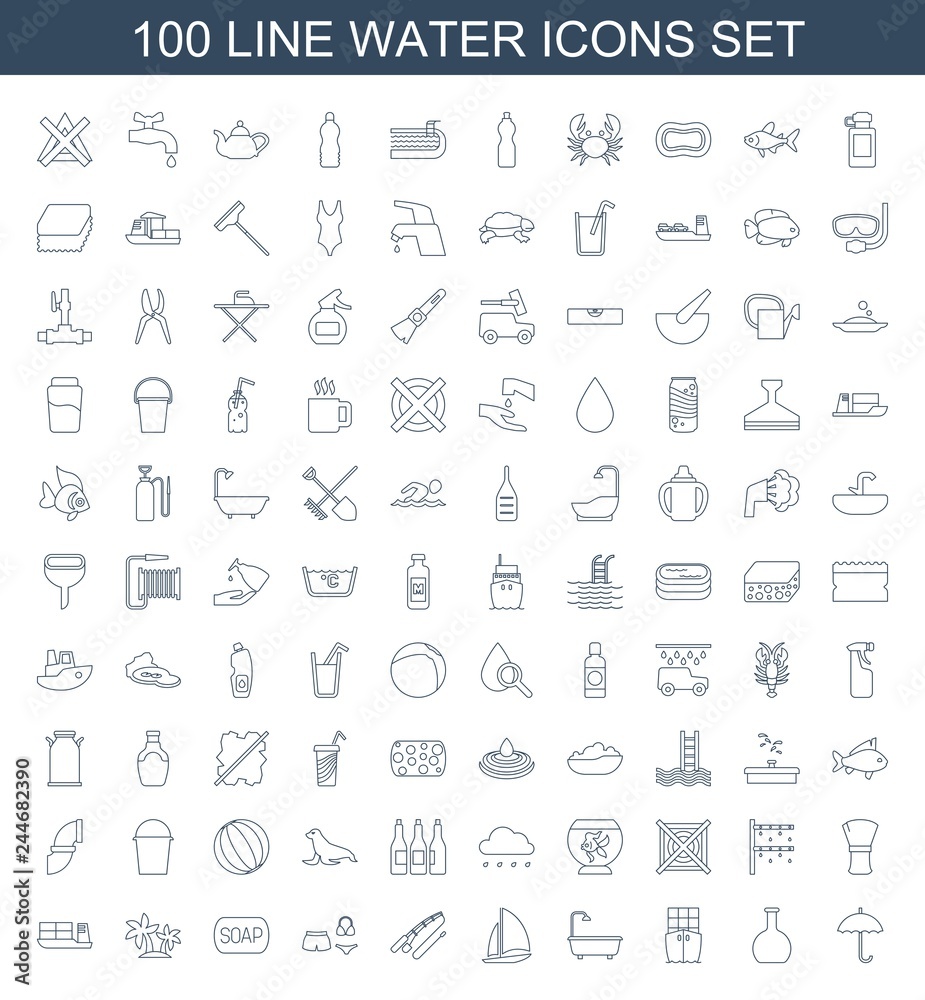 water icons water icons