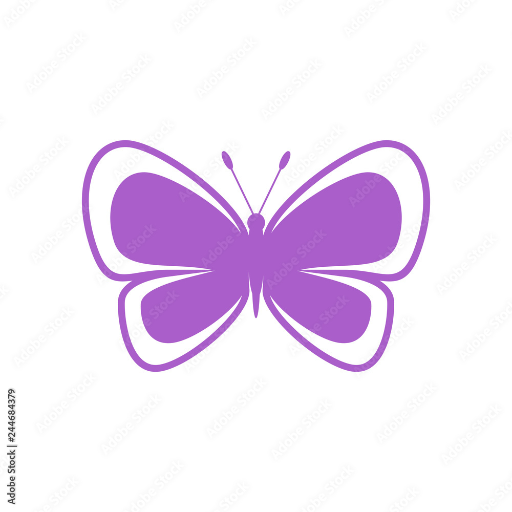 Butterfly icon on white background for graphic and web design, Modern simple vector sign. Internet concept. Trendy symbol for website design web button or mobile app Butterfly icon on white background for graphic and web design, Modern simple vector sign. Internet concept. Trendy symbol for website design web button or mobile app