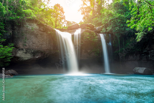 Haew Suwat Waterfall at Khao Yai National Park, Thailand 