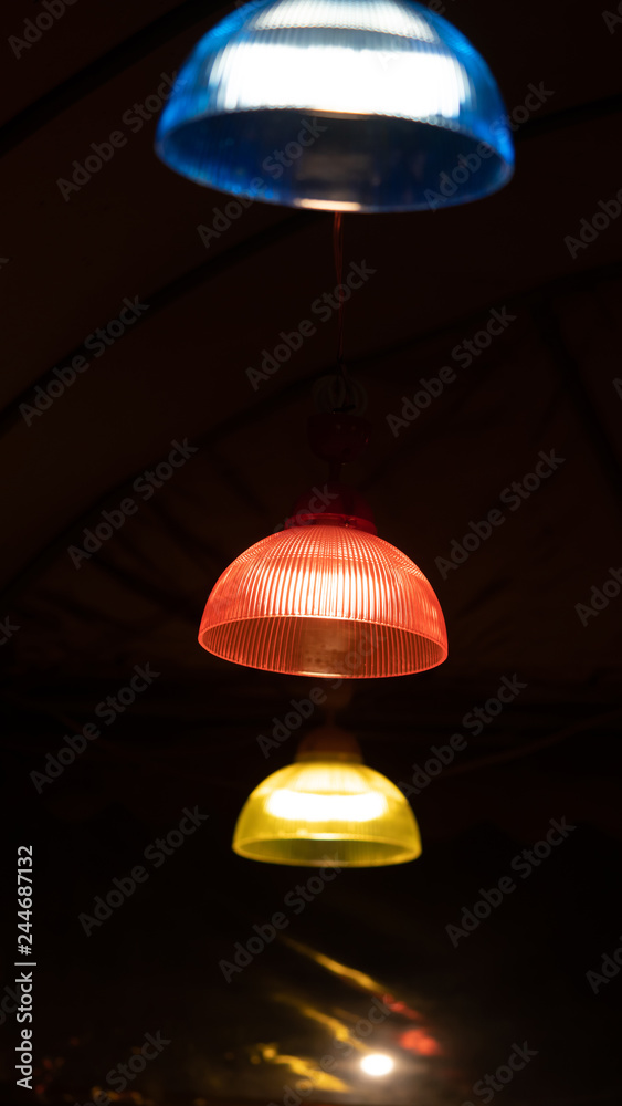 Three color lamp