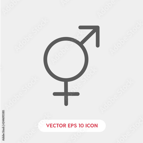 gender icon vector