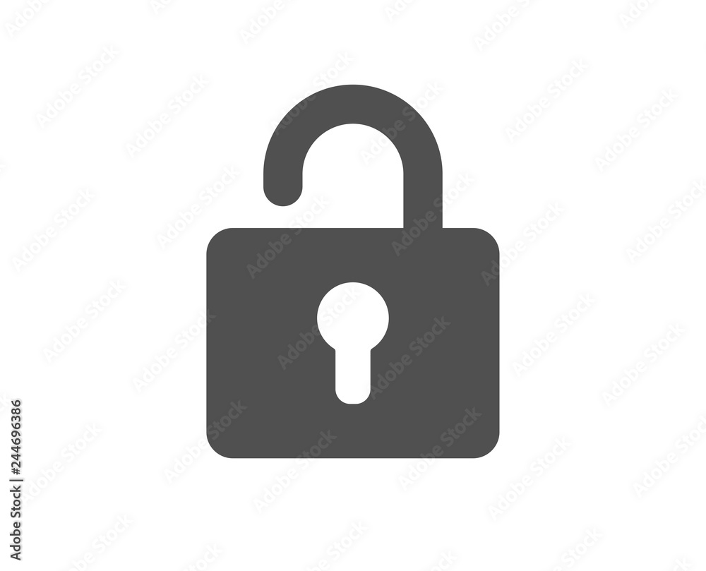 Lock icon. Private locker sign. Password encryption symbol. Quality design element. Classic style icon. Vector Lock icon. Private locker sign. Password encryption symbol. Quality design element. Classic style icon. Vector