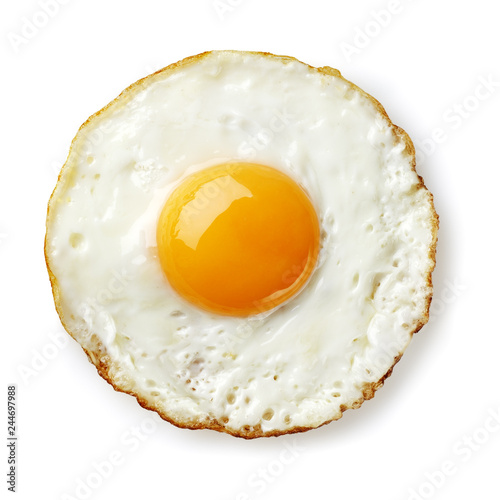 Papier peint fried egg isolated
