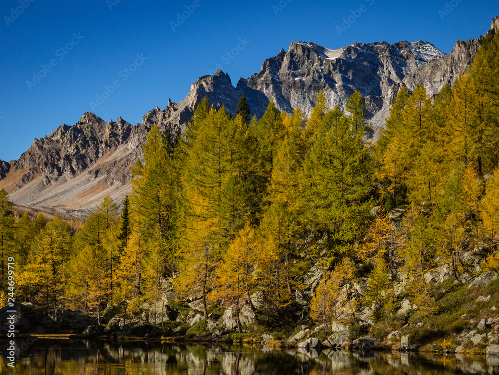 Lago delle Streghe in Alpe Veglia and Alpe Devero Natural Park