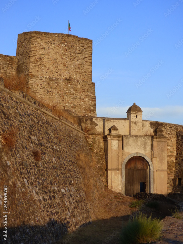 Portugal. Village of Juromenha. Elvas near of Badajoz Spain Portugal. Village of Juromenha. Elvas near of Badajoz Spain