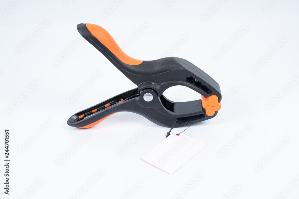 Clamp with white background Clamp with white background