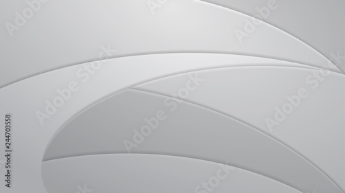 Abstract background of curved lines in gray colors