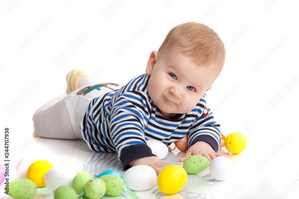 portrait of a cute baby boy smiling on white background isolated portrait of a cute baby boy smiling on white background isolated