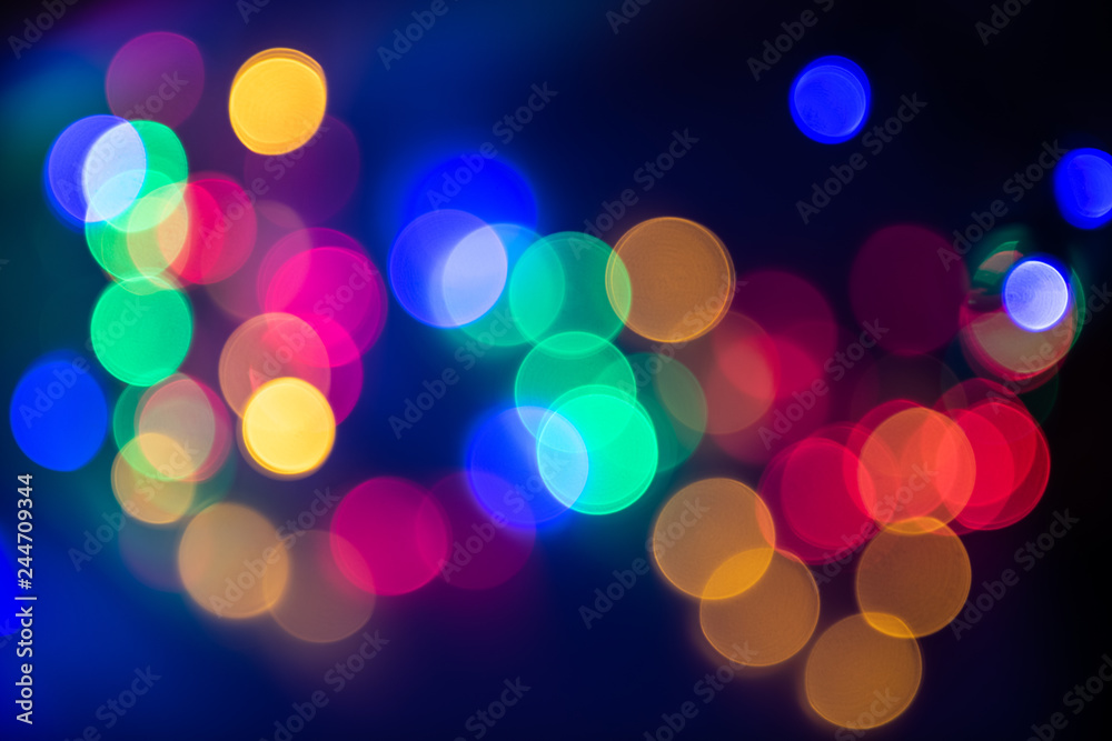 Light color bokeh abstract texture blur art 