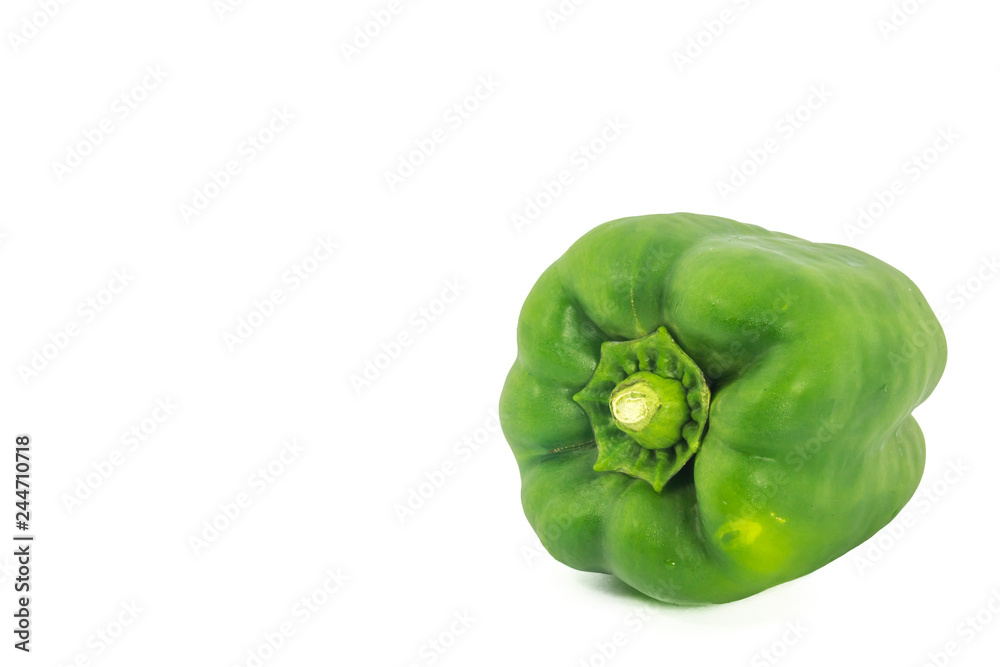 Fresh capsicum isolated on white background Fresh capsicum isolated on white background
