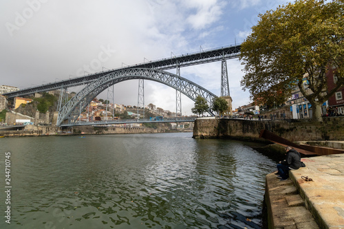 Architecture and Streets of rainy Porto, Portugal. © Alexander Avsenev