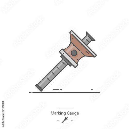 Marking gauge - Line color icon