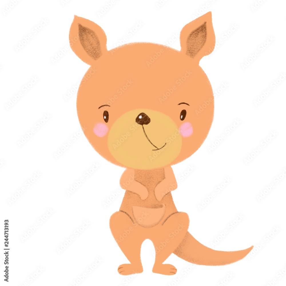 illustration of kangaroo illustration of kangaroo