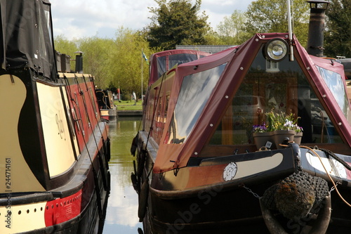 Barges in Oxfordshire photo