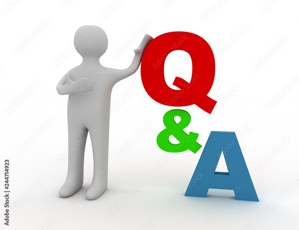 question and answers concept question and answers concept