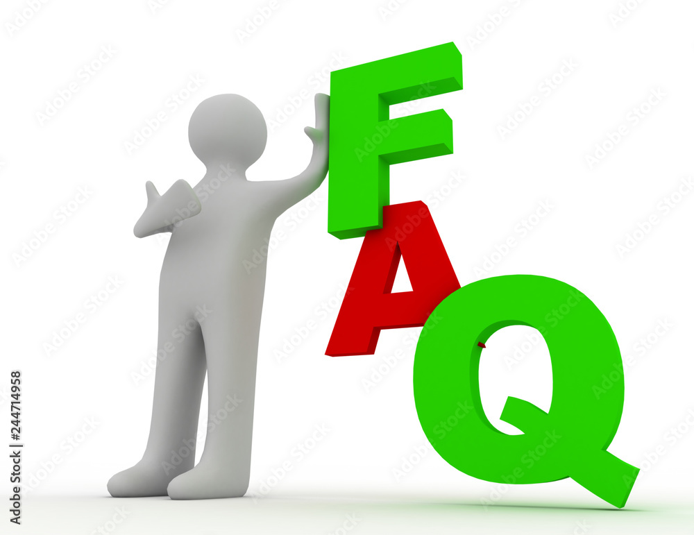 Frequently Asked Questions concept Frequently Asked Questions concept