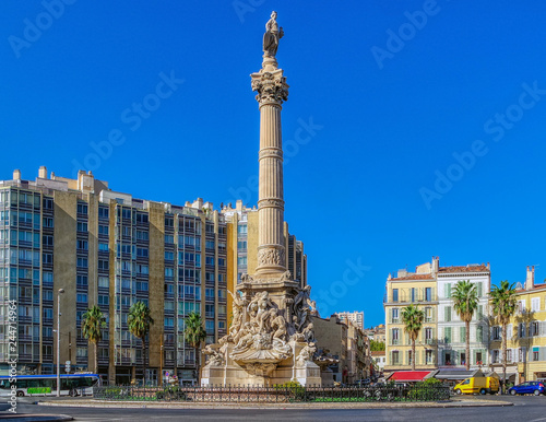 Place Castellane in Marseille, France