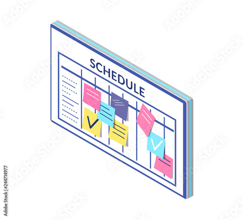 Schedule, Timetable of Company Workers Board Notes
