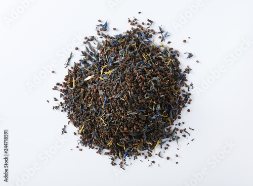 Tea isolated on a white background, European tea