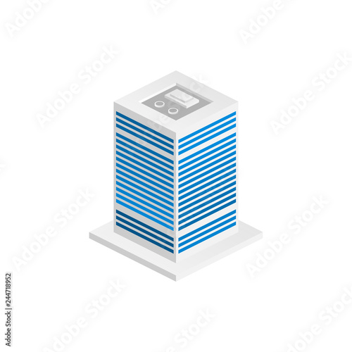 Modern Office Isometric, Suitable for Diagrams, Infographics, Illustration, And Other Graphic