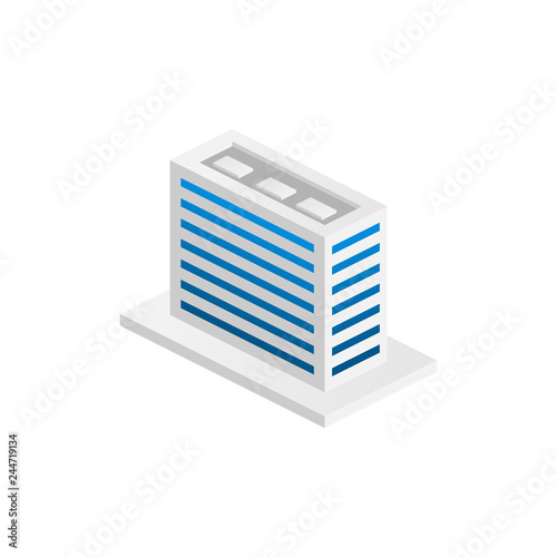 Modern Office Isometric, Suitable for Diagrams, Infographics, Illustration, And Other Graphic