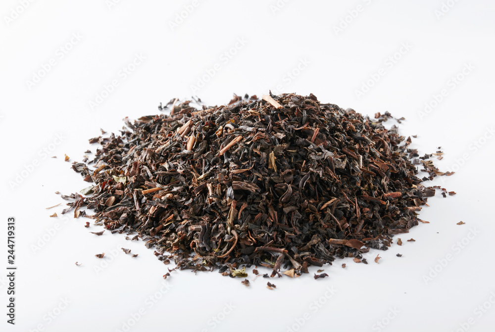 Tea isolated on a white background, European tea Tea isolated on a white background, European tea