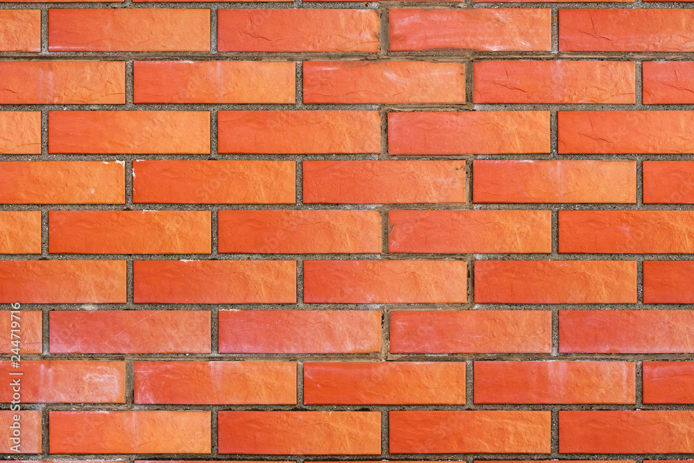 Fototapeta premium Background of red brick wall