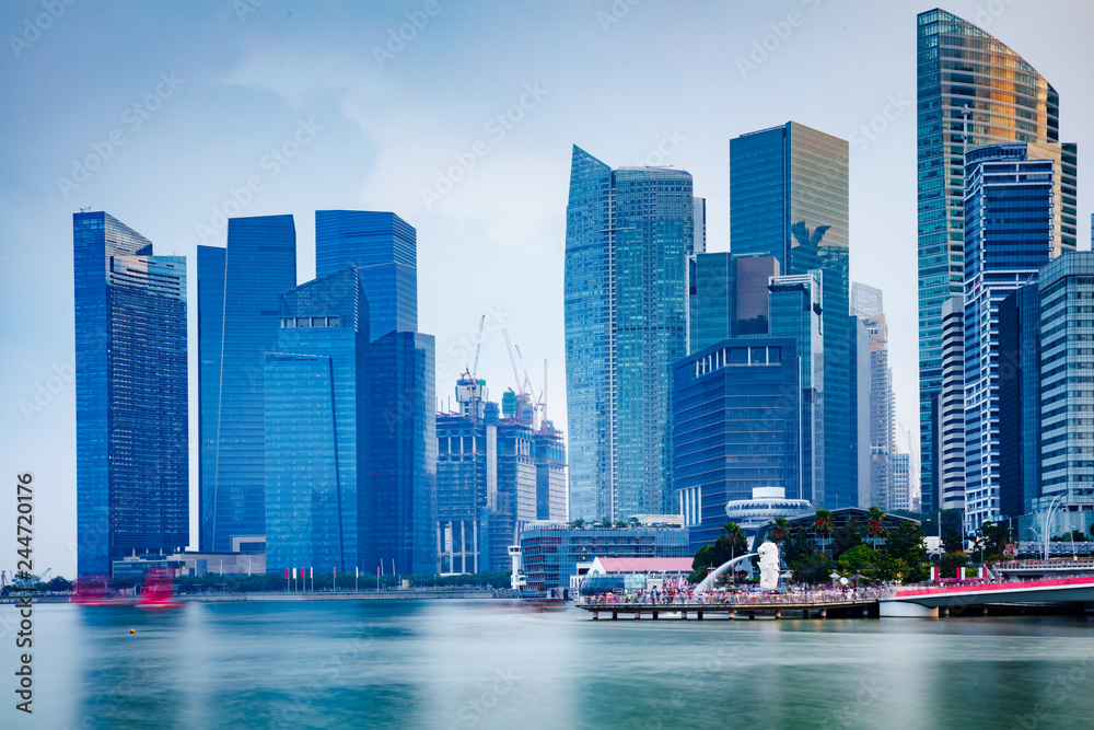 Naklejka premium Singapore