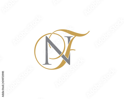 NF FN Letter Logo Icon 002