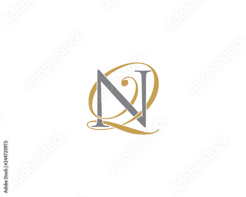 NQ QN Letter Logo Icon 002