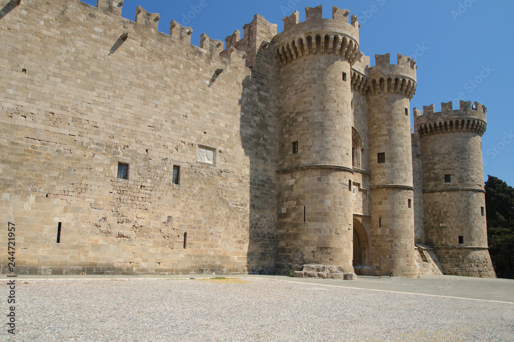 Palace of the Grand Master of the Knights of Rhodes island Greece