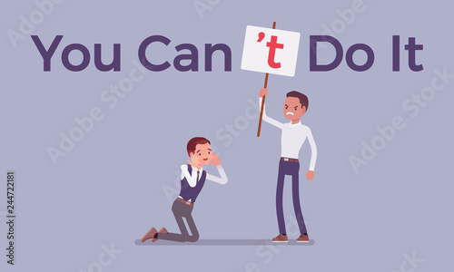 You can not do it poster