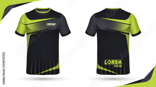 Football shirt template	