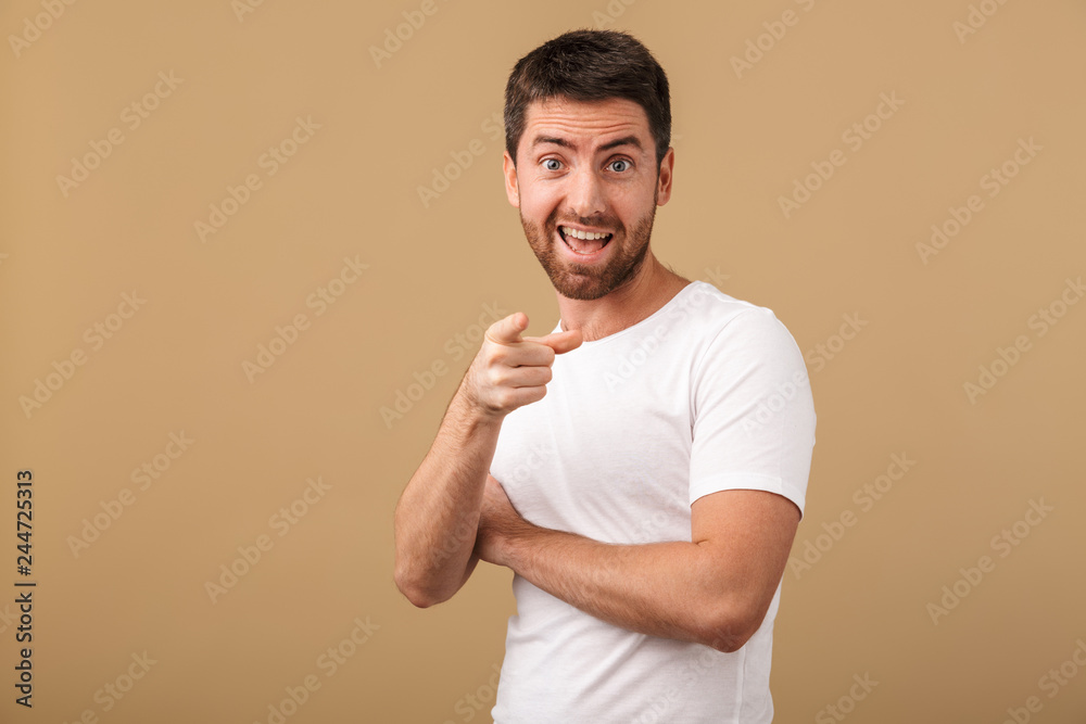 Portrait of a confident young man casually dressed Portrait of a confident young man casually dressed