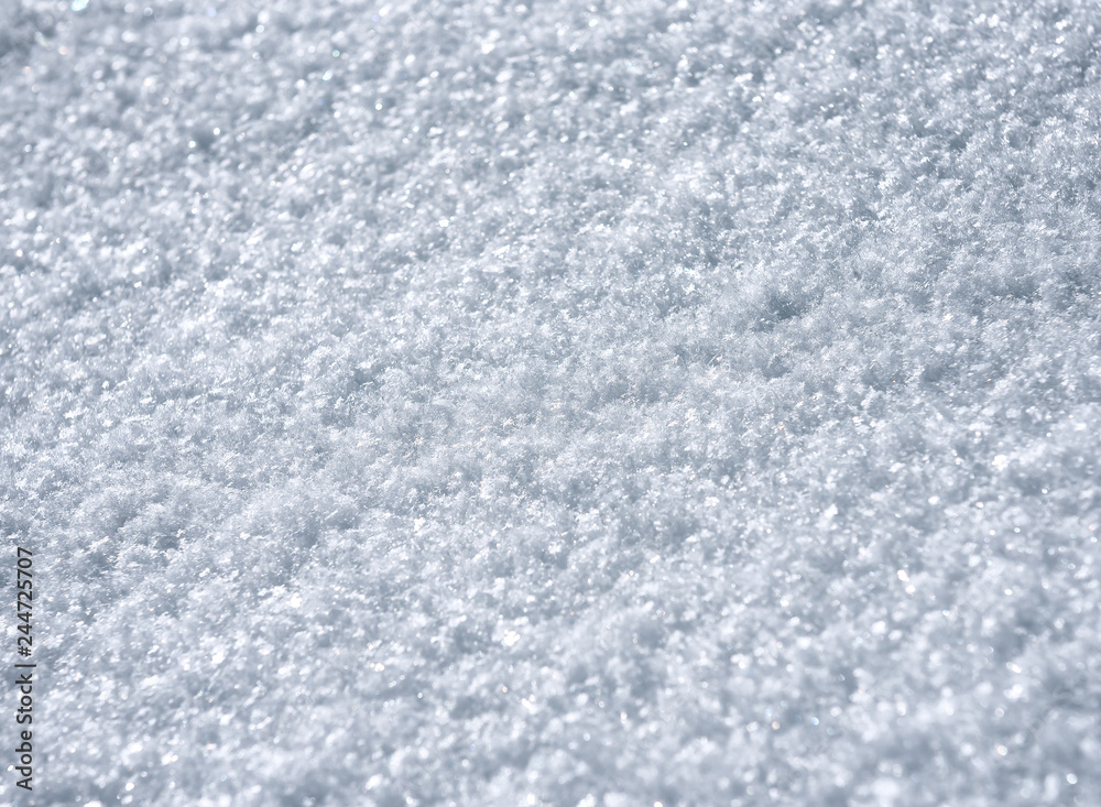 Obraz premium fluffy snow texture