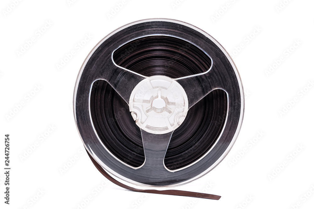 © Volodymyr Shevchuk - Plastic bobbin with magnetic tape on white © Volodymyr Shevchuk - Plastic bobbin with magnetic tape on white