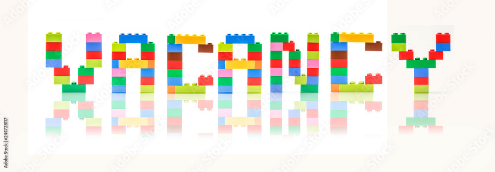 Block shape with word Block shape with word