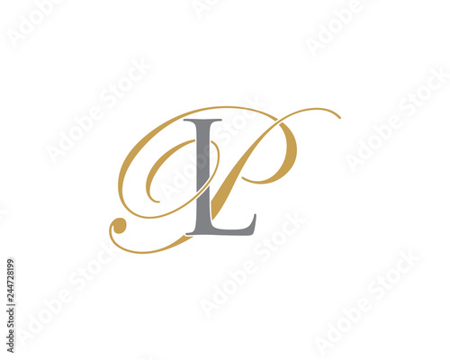 LP PL Letter Logo Icon 002
