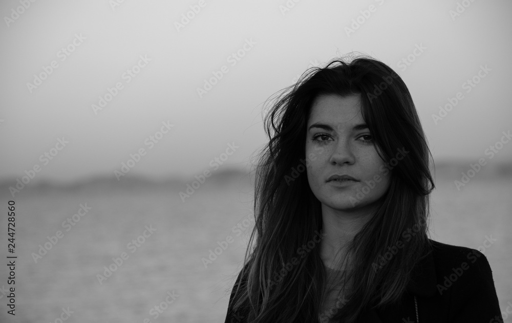Portrait noir et blanc Portrait noir et blanc