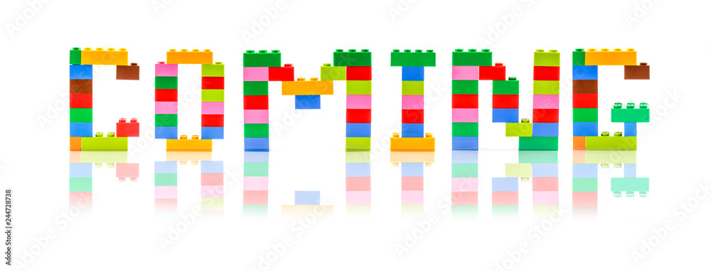 Block shape with word Block shape with word