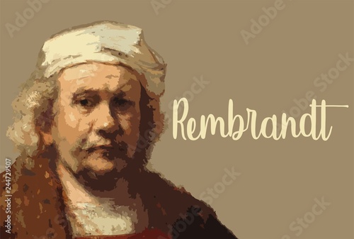 Great painters - Rembrandt Harmenszoon van Rijn photo