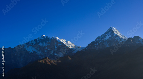 Beautiful snow peaks of Annapurna Range © Phuong