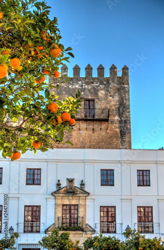 Fototapeta Naklejka Na Ścianę i Meble -  Arcos de la Frontera, picturesque village in Andalusia, Spain