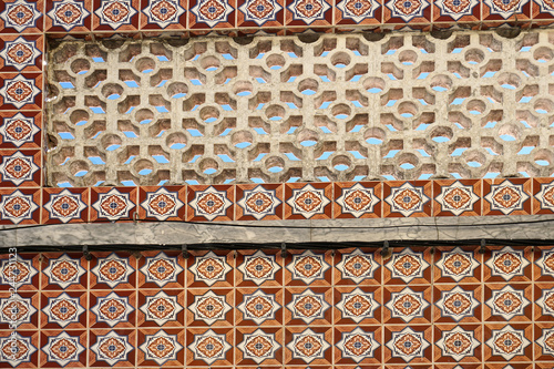 tiled face of a portuguese house